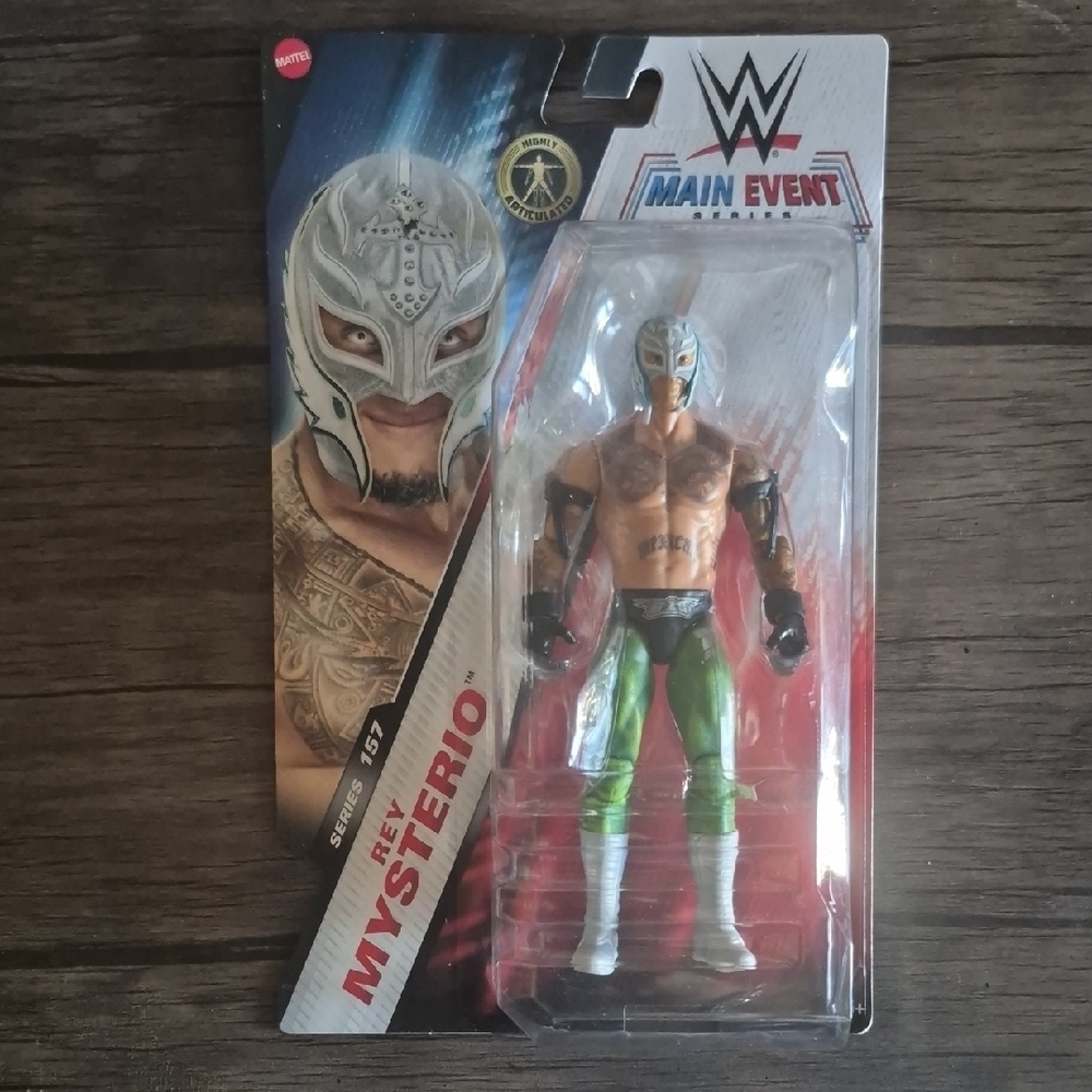 WWE Main Event Rey Mysterio Action Figure Series 157 MOC! 🔥